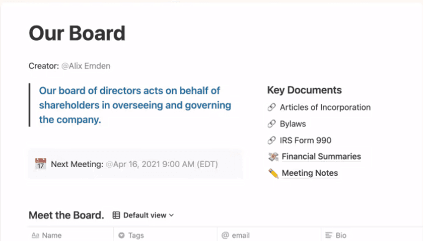 Imagem do produto do modelo de gestão executiva