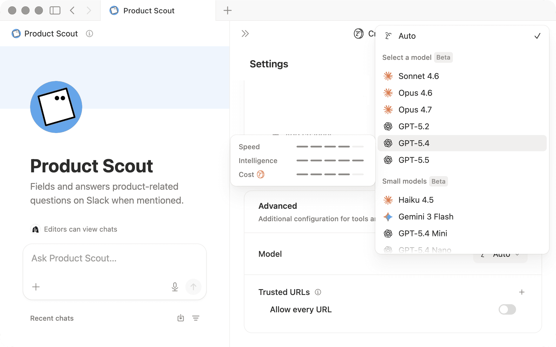 Anleitung: Screenshot zur Optimierung des Custom Agents