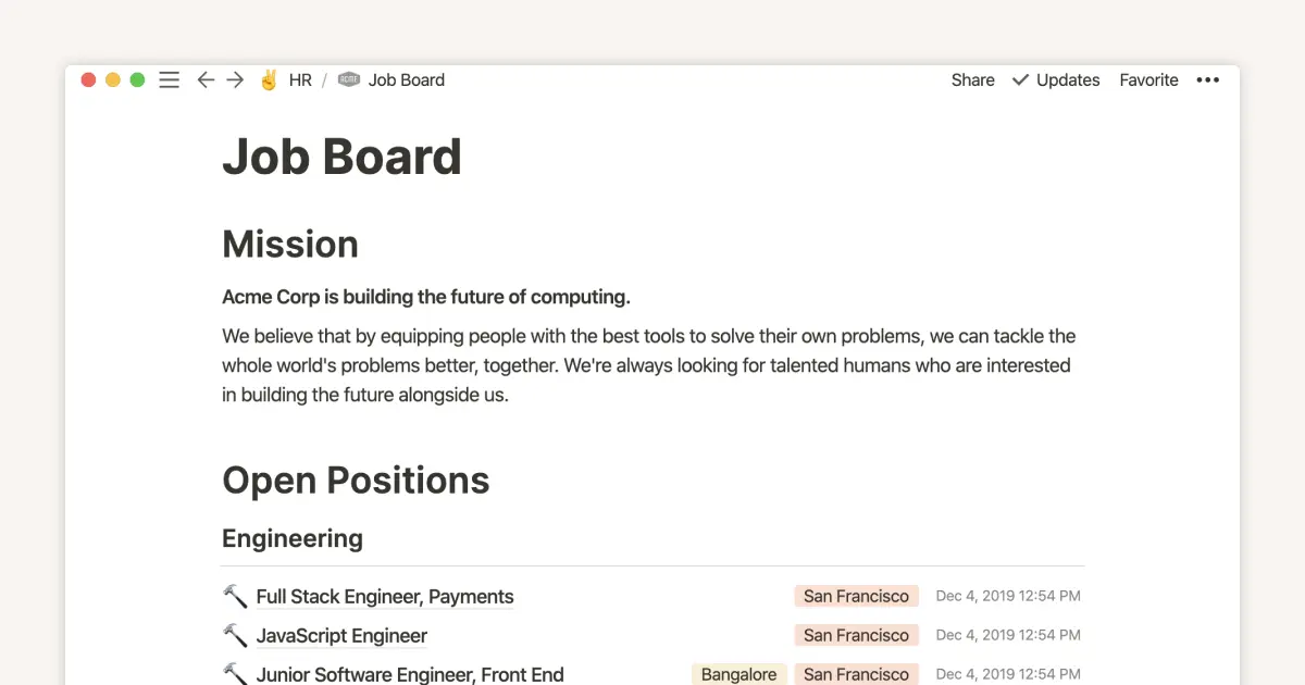 Crie um site com o Notion em segundos, sem precisar de código