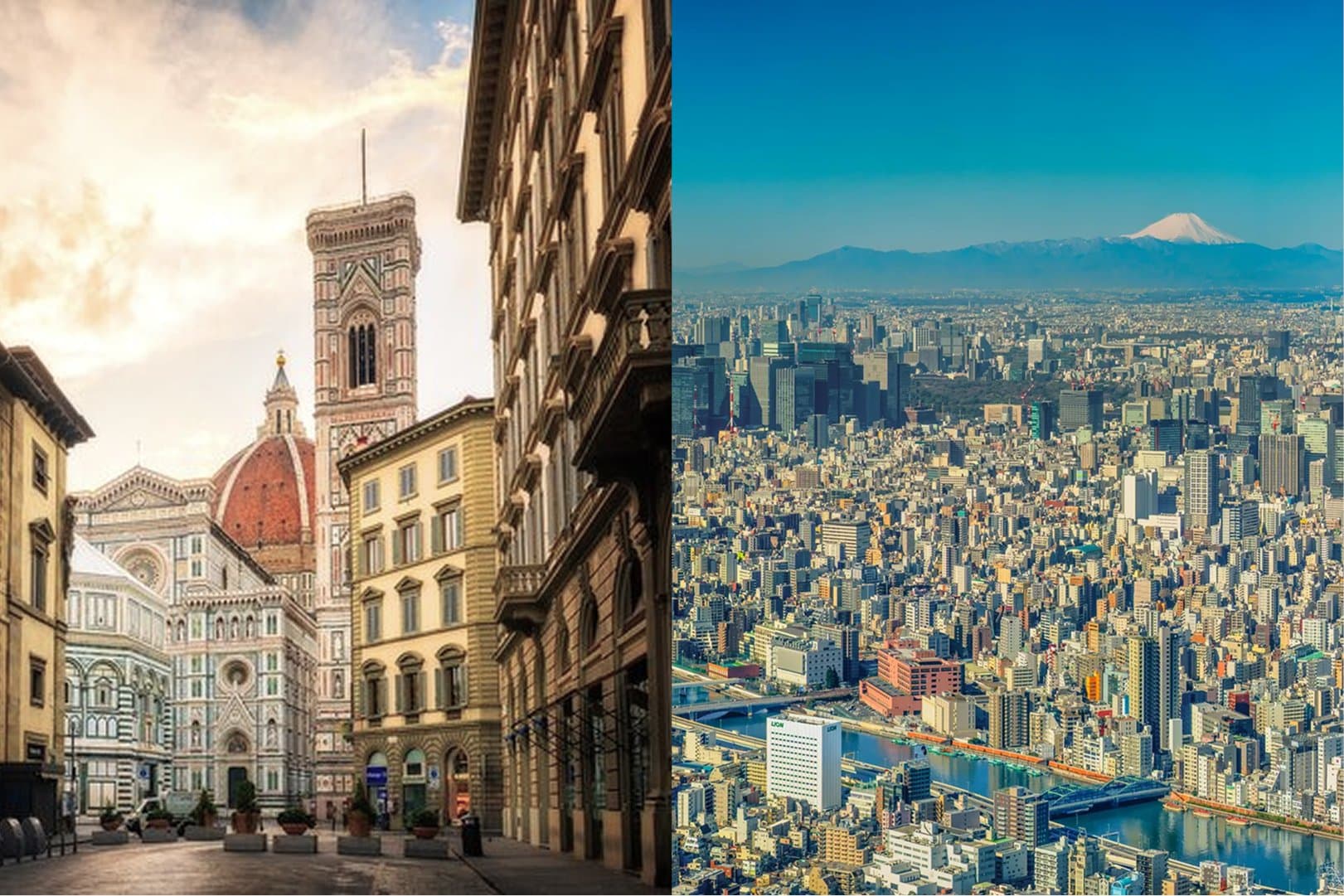 Florence and Tokyo