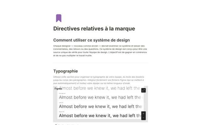 Directives relatives à la marque